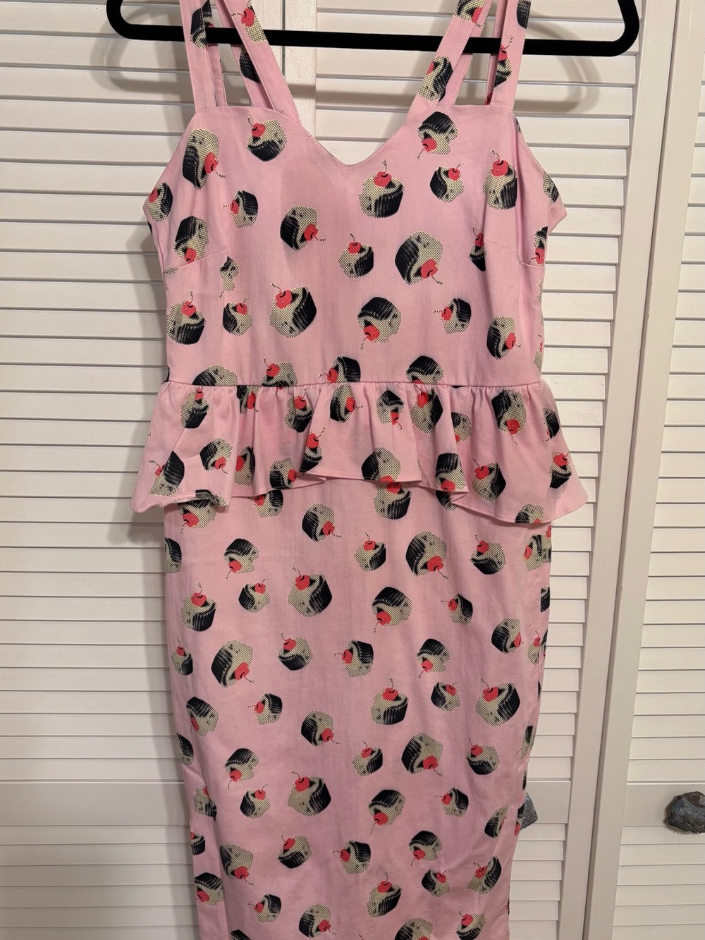 ASOS Petite Pink Cupcake Print Dress